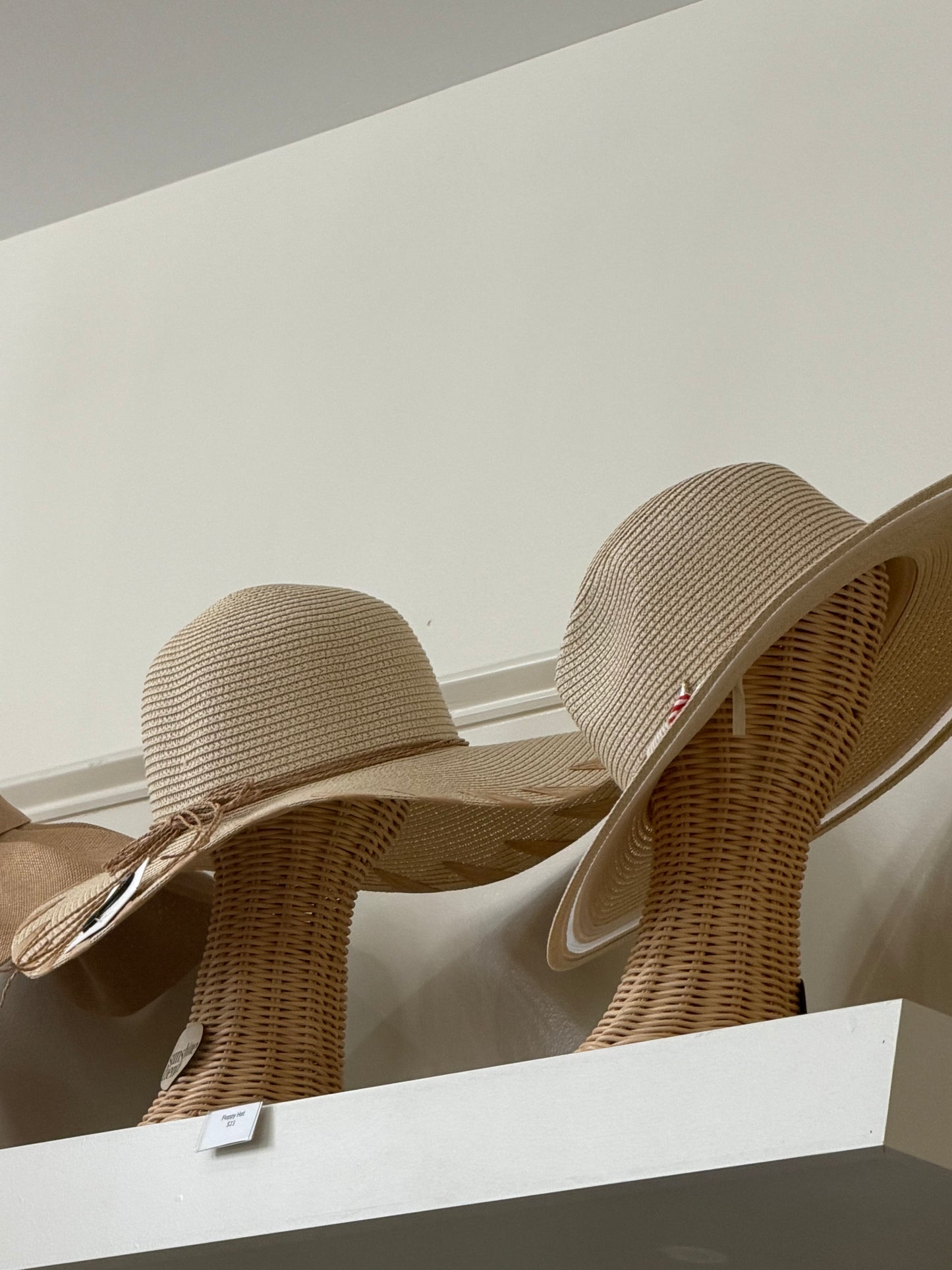 Bow Ruffle & Floppy Hat