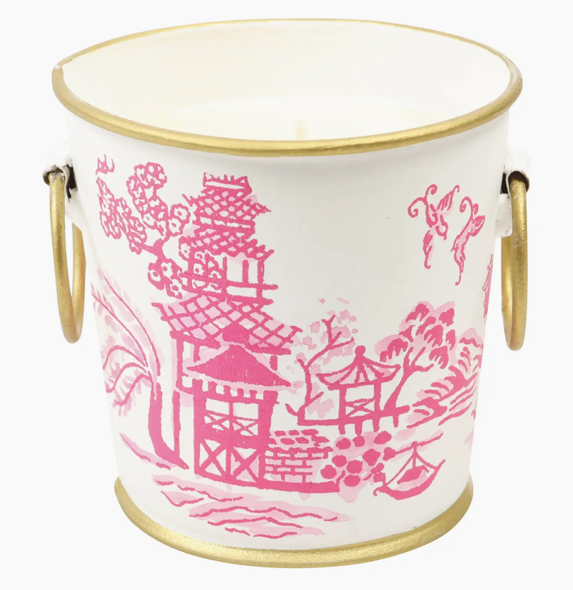 Lover's Lane 12 oz Chinoiserie Cachepot Candle