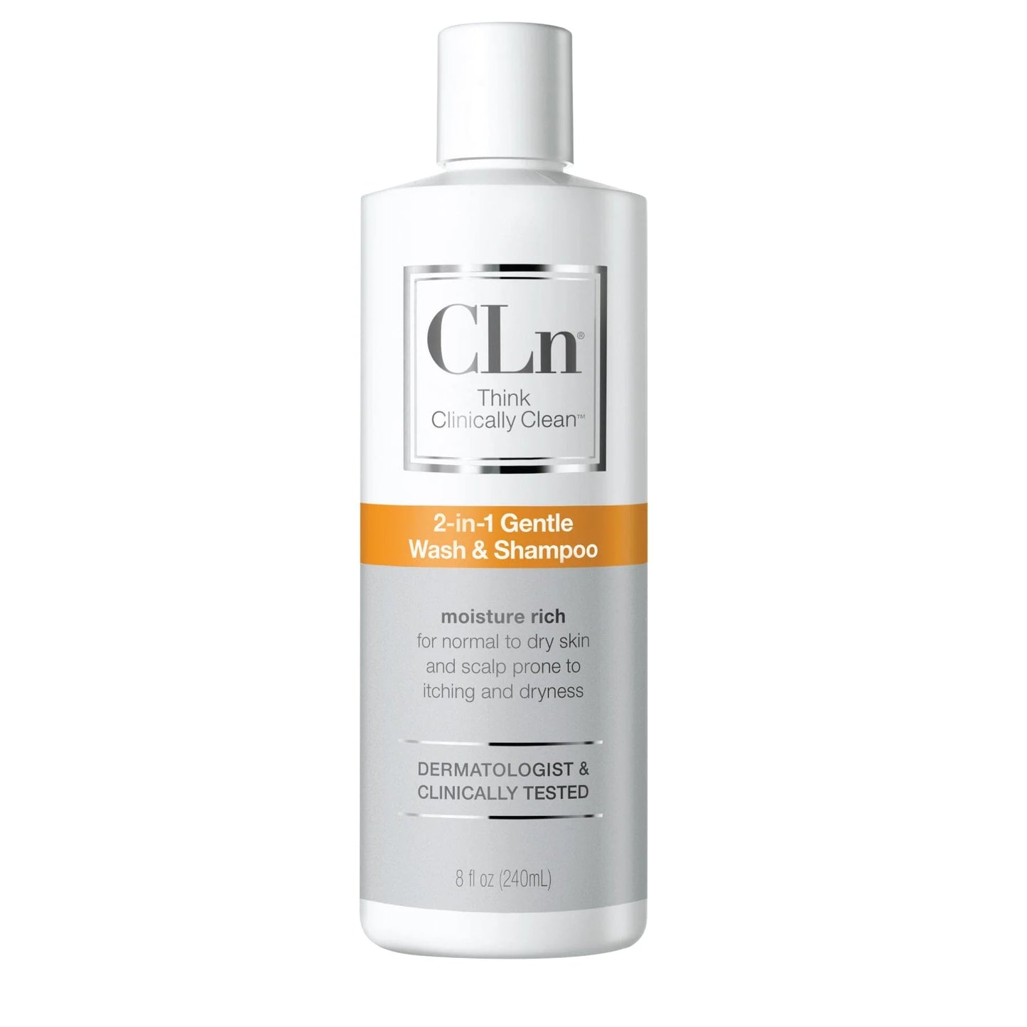 CLn 2-in1 Gentle Wash & Shampoo, 12 oz