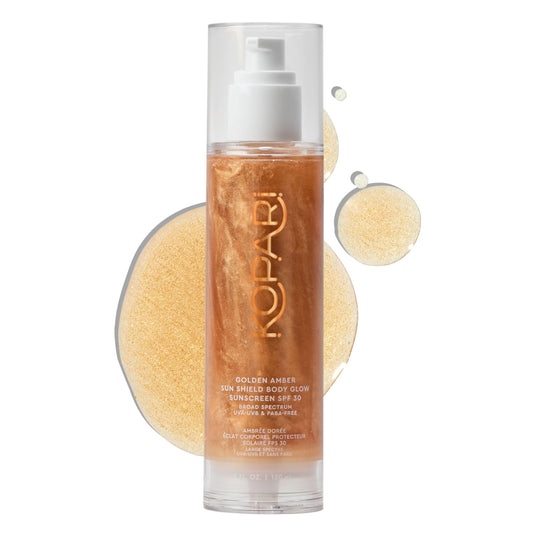 Kopari Golden Amber Sun Shield Body Glow Sunscreen SPF 30