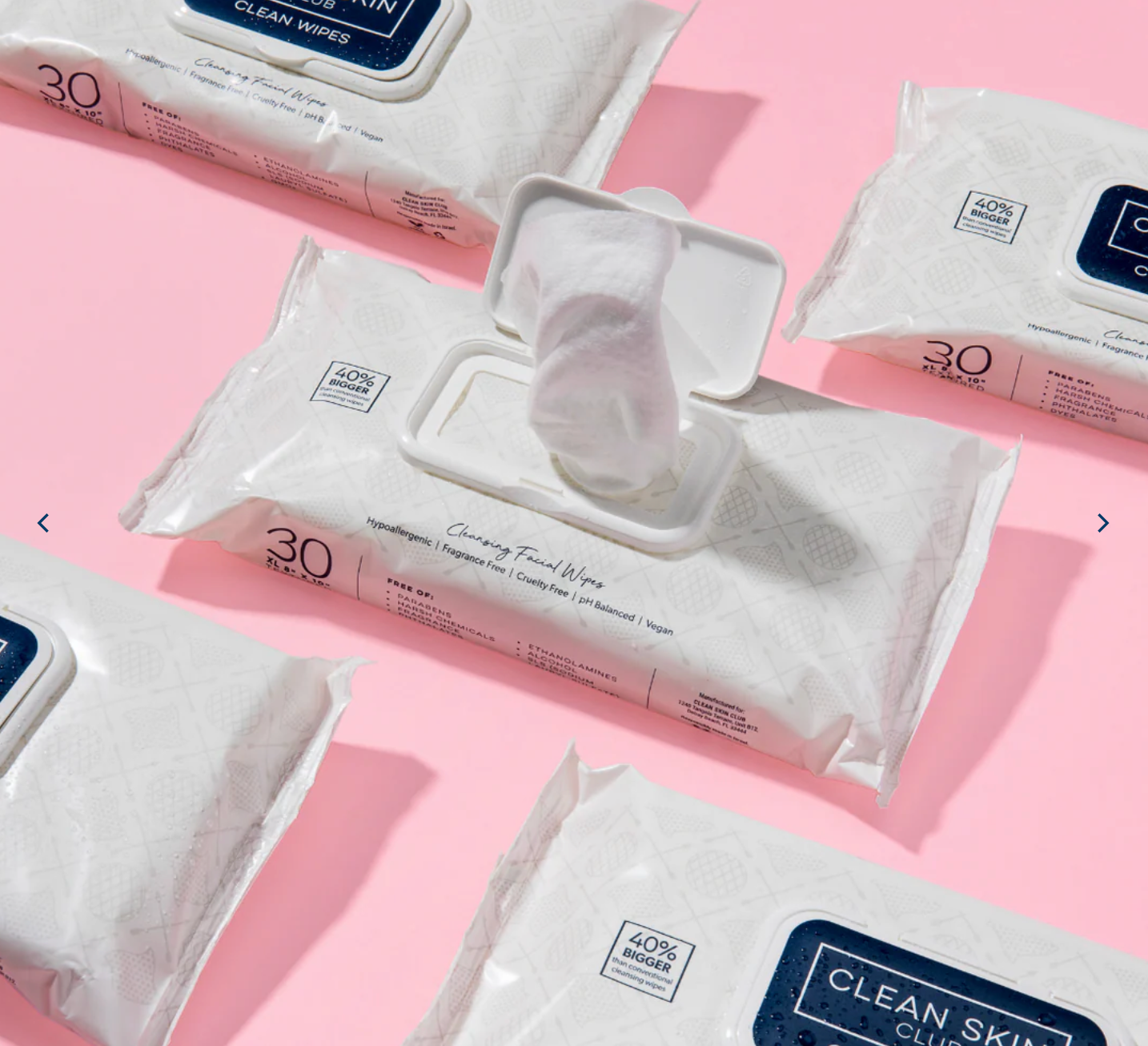 Clean Skin Club Facial Wipes/Makeup Wipes